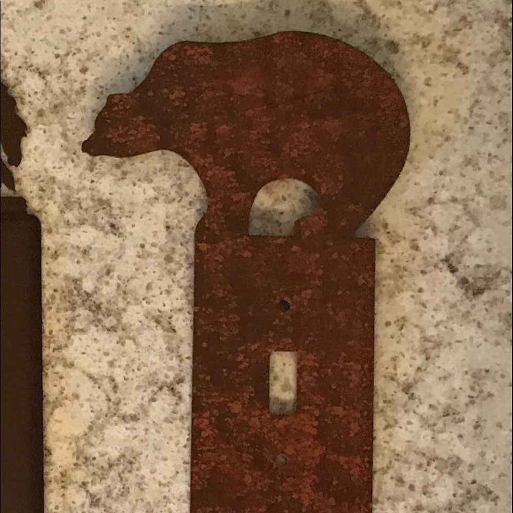 Zuni bear light switch cover
